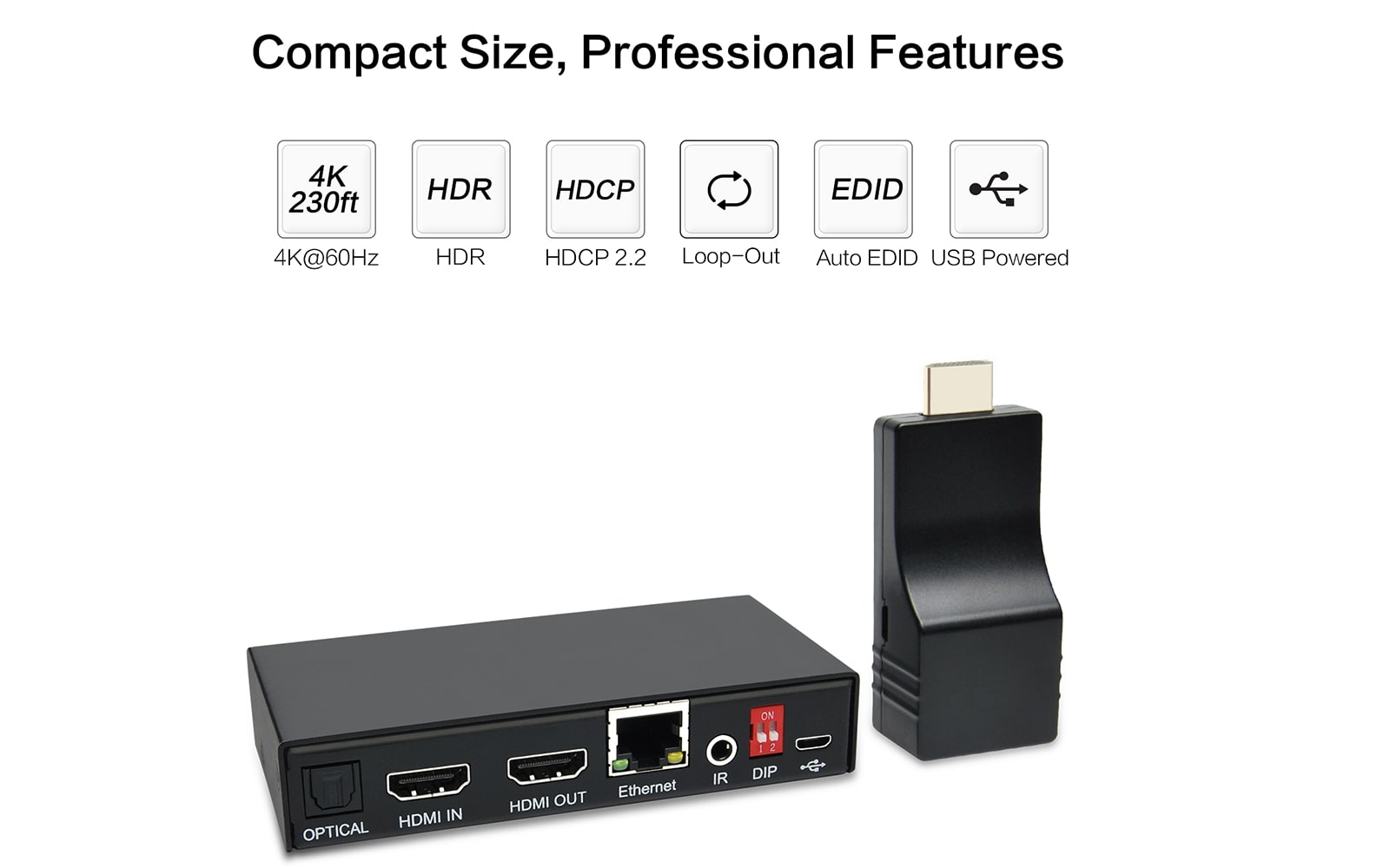 Hdmi lan best sale extender 4k